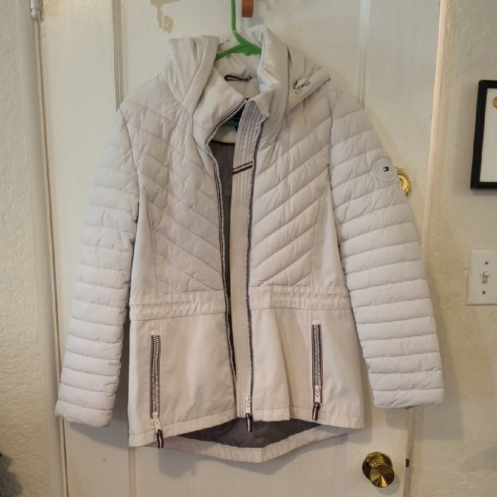 Tommy Hilfiger | Women's Off-White Puffer Coat